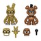Funko Five Nights At Freddy's Snap Figure Set | Freddy & Springtrap
